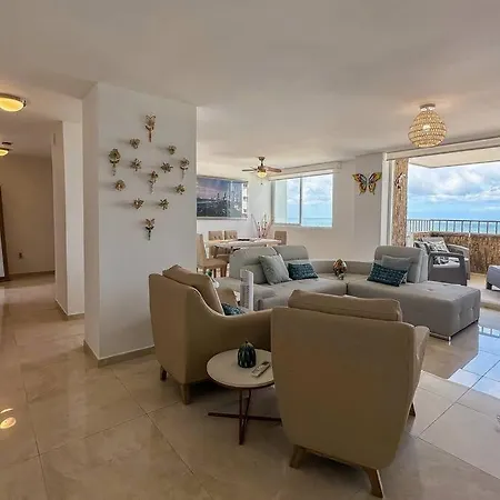 Cartagena'S Sunset Beachfront Paraiso Apartment